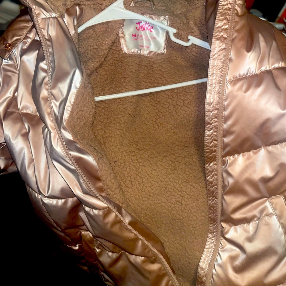Justice girls winter jackets size M - Picture 5 of 12